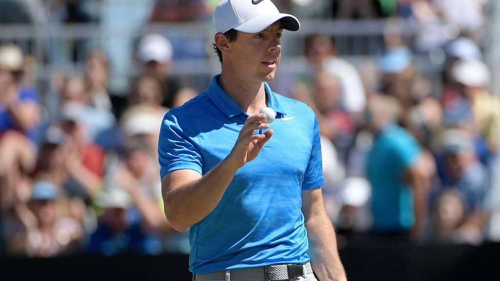 Rory McIlroy during the final round of the Arnold Palmer Invitational golf tournament in Orlando on Sunday. Photograph: AP