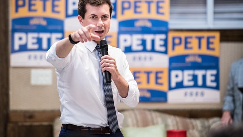 Democratic presidential candidate Pete Buttigieg. Photograph: Sean Rayford/Getty