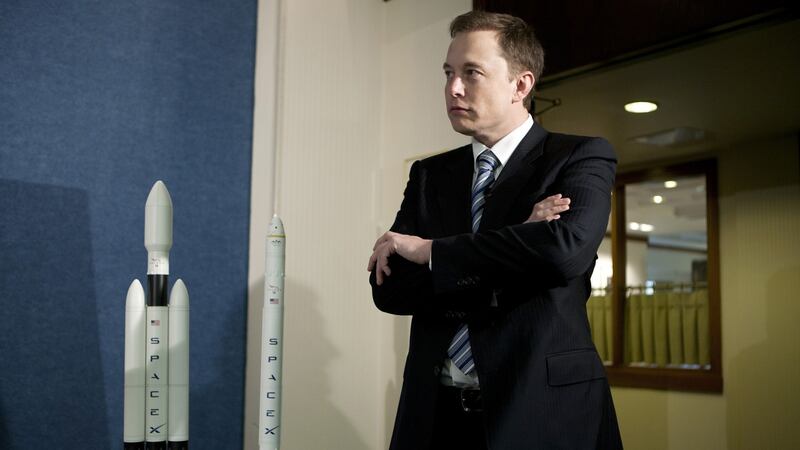 Elon Musk, chief executive officer of Tesla Motors Inc. and Space Exploration Technologies Inc. known as Spacex. Photograph: Brendan Hoffman/Bloomberg via Getty Images