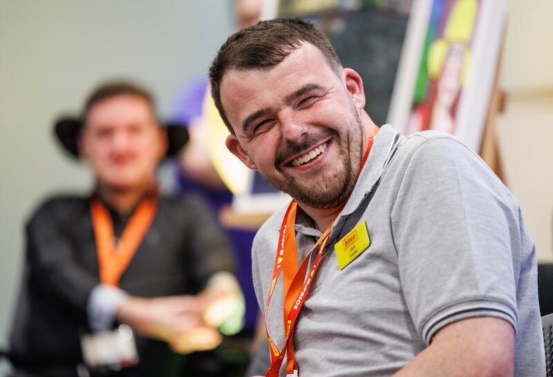 Jack Doyle, who works with Mr Price in Arklow, Co Wicklow, at the event in Dublin on Thursday. Photograph: Damien Eagers/The Irish Times
