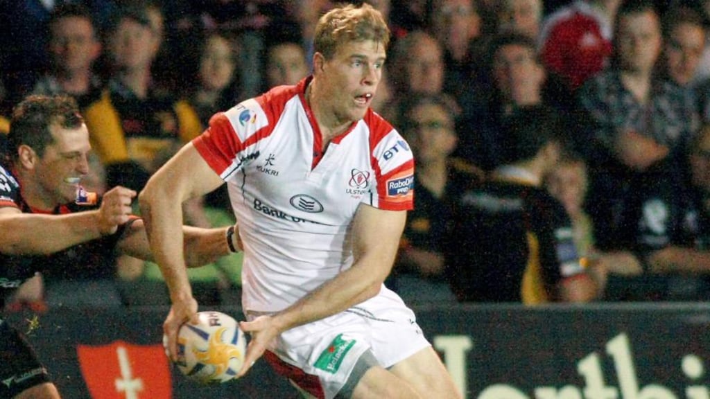 Ulster’s Andrew Trimble is to undergo surgery on a finger injury and is out for four-to-six weeks. Photograph: Darren Griffiths/Presseye/Inpho