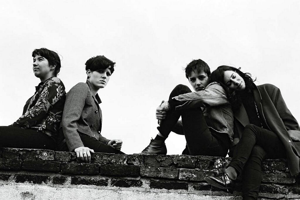 Ayse Hassan, Gemma Thompson, Jehnny Beth and Fay Milton of Savages