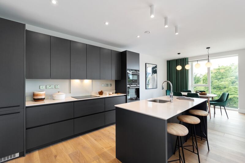 Kitchen of three-bedroom apartment by Denise O'Connor