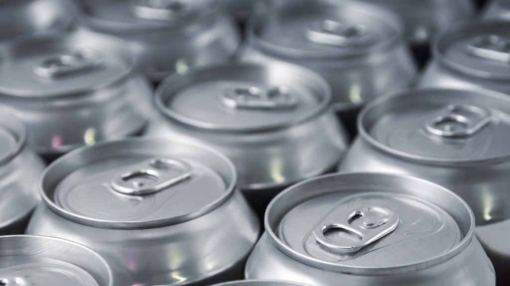 Metal cans are the most recycled drinks package in the world. Photograph: iStock