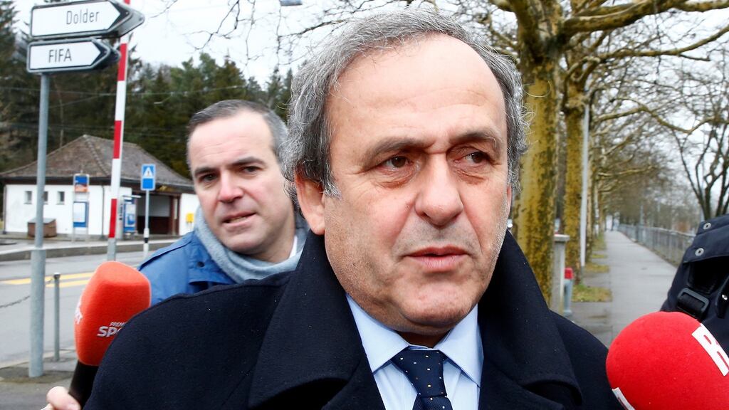 Michel Platini, the former head of European football association UEFA, was detained and questioned by French police on Tuesday. File Photograph: Arnd Wiegmann/Reuters