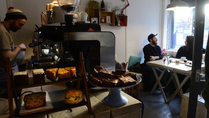 Two Pups Coffee, Francis Street, Dublin 8. Photograph: Cyril Byrne/The Irish Times