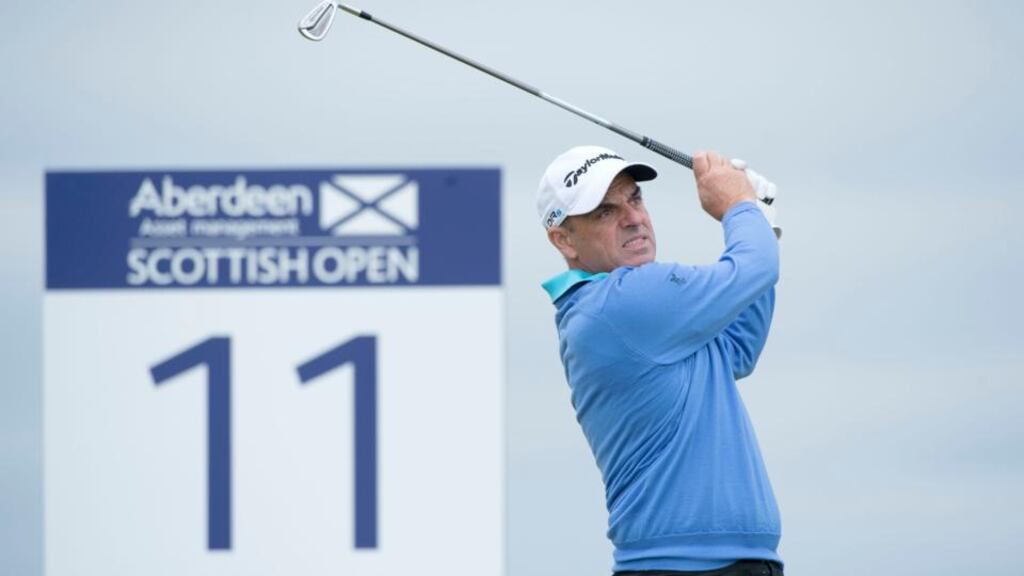 Ryder Cup captain Paul McGinley has pulled out of next week’s USPGA Championship at Valhalla due to a shoulder injury. Photograph: Kenny Smith/PA