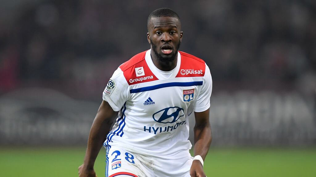 Lyon midfielder Tanguy Ndombele: Spurs have offered the French club an initial €62m plus €3m in add-ons. Photograph: Getty Images