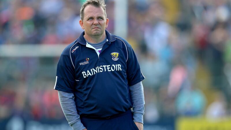 Wexford manager Davy Fitzgerald: ‘You’ve no life. That’s it. It’s gone. But you know what? I’ve no regrets on any of it.’ Photograph: Tommy Dickson/Inpho