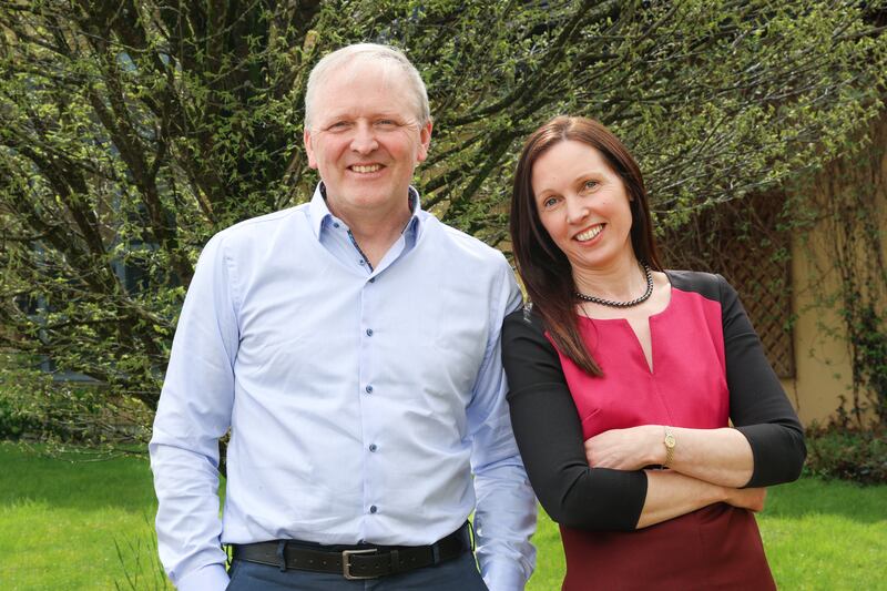 Allen and Julia McAdam of Nomad Counters, representing LEO Monaghan. Photograph: Martina Regan
