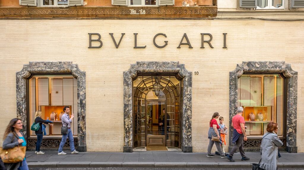 Bulgari Ireland’s use in the brand’s global tax structures has attracted close scrutiny from tax authorities in  Italy. Photograph: iStock