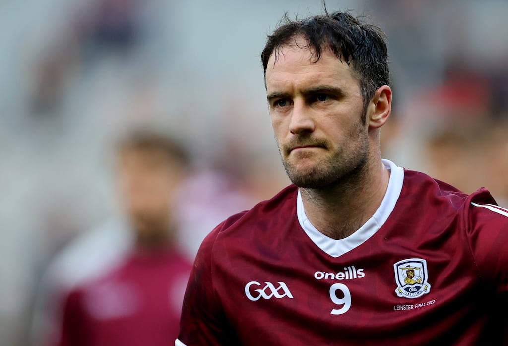 Galway's David Burke has been 'as much manager as player' with his club St Thomas'. 'That’s just the way he is.' Photograph: James Crombie/Inpho