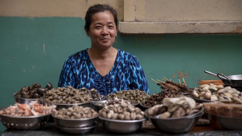 Snail vendor Truoc in Ho Chi Minh City