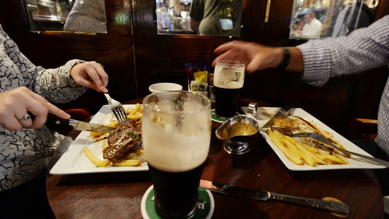 Indoor dining is part of the reopening plan but no date has been confirmed yet. Photograph: Alan Betson