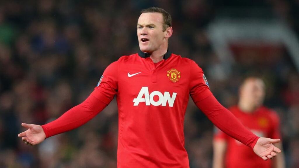 Wayne Rooney will not feature in today’s Premier League game against Newcastle. Photograph: Alex Livesey/Getty Images