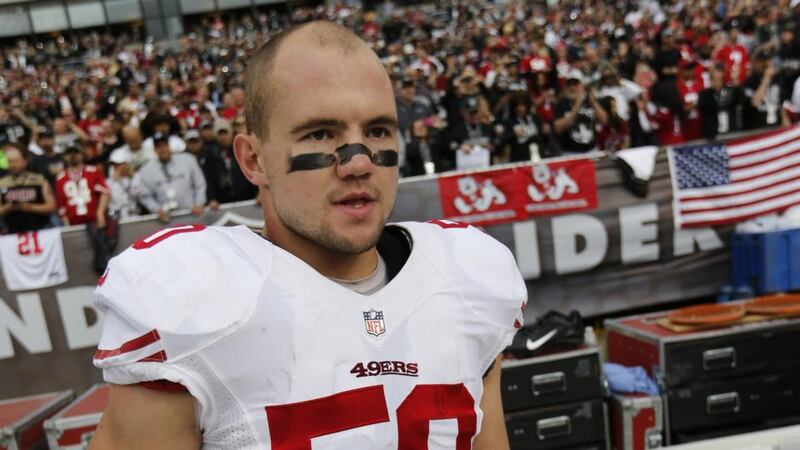 Chris Borland, the former San Francisco 49ers linebacker who retired over concerns that a longer career could affect his health. Photograph: Getty Images