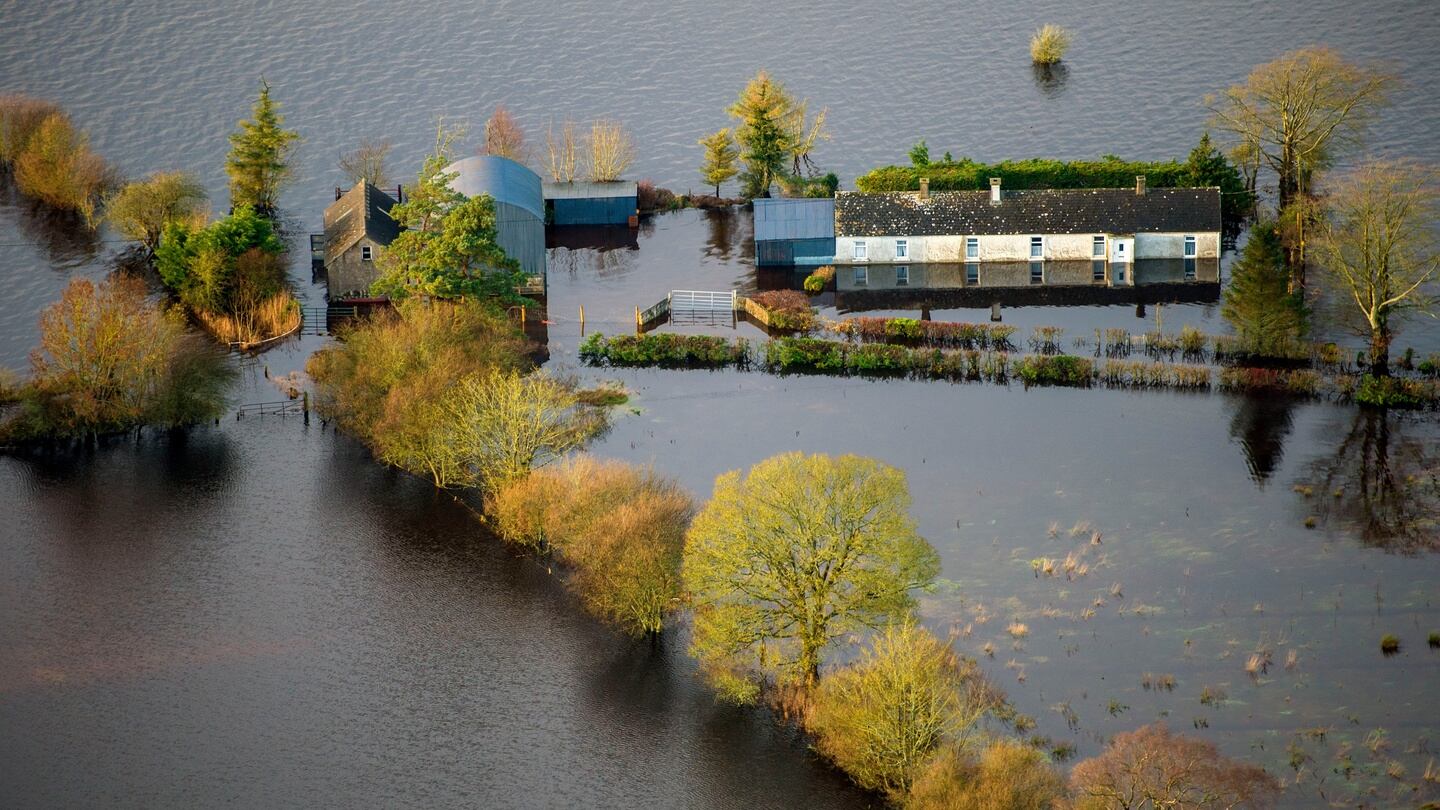 Flooding along the banks of the Shannon River near Athlone Town.Photograph: Brenda Fitzsimons/THE IRISH TIMES