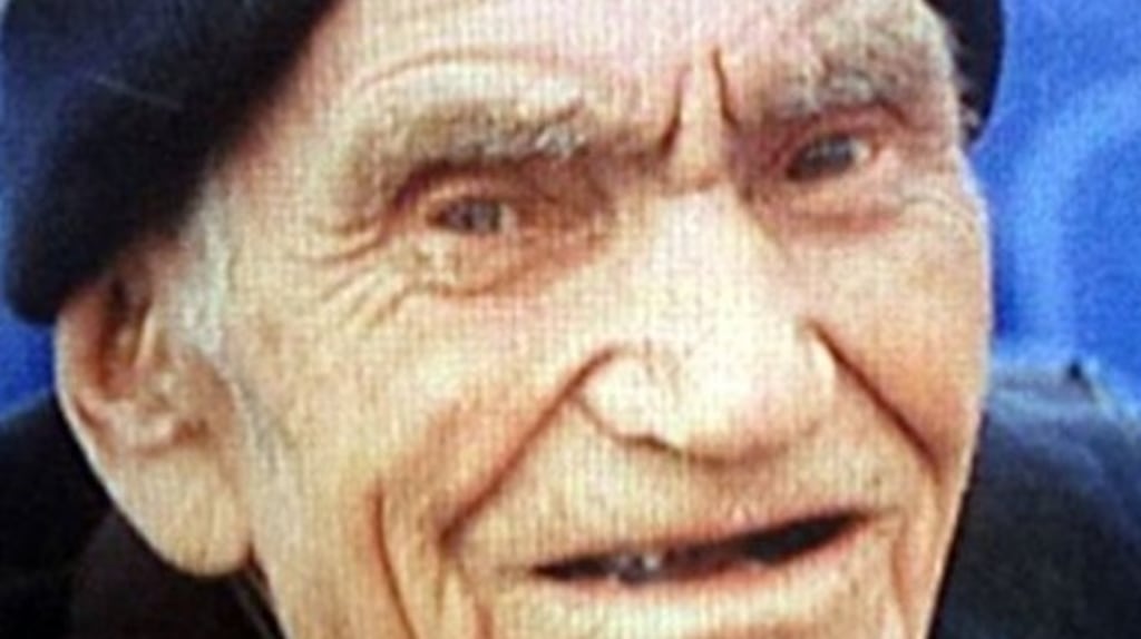 Paddy Lyons: A well-known figure on the roads around the village. Photograph: Provision