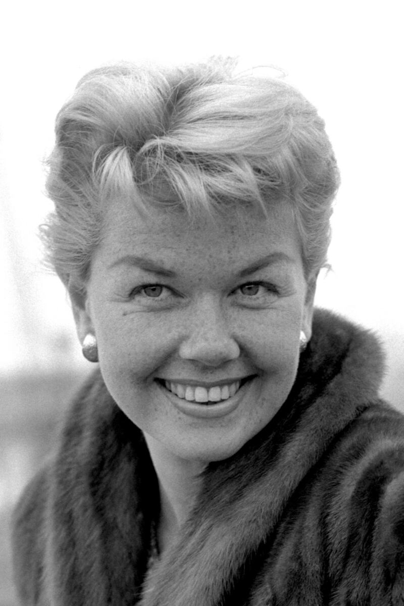 Doris Day aboard the Cunard liner Queen Elizabeth at Southampton in 1955. Photograph: PA Wire