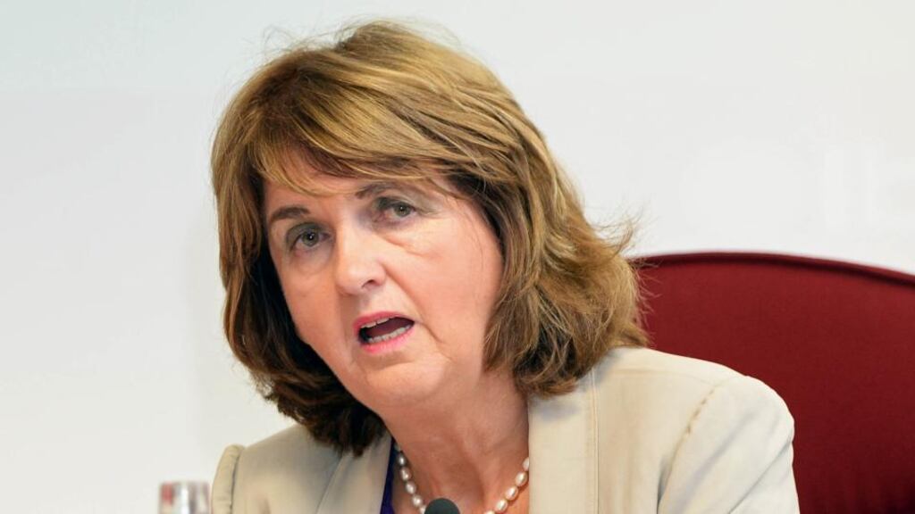 Tánaiste Joan Burton told the Dáil today that the timeline for Irish Water was ‘too ambitious’. Photograph: Eric Luke / The Irish Times