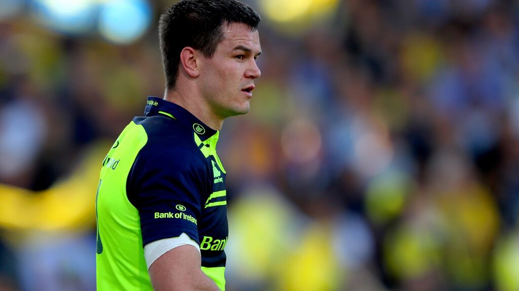 Johnny Sexton and the rest of Leinster’s Lions players are due to return against Edinburgh this weekend. Photograph:    James Crombie/Inpho