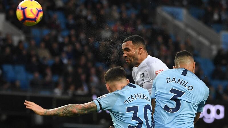 Callum Wilson had equalised for Bournemouth in the first half. Photograph: Getty Images