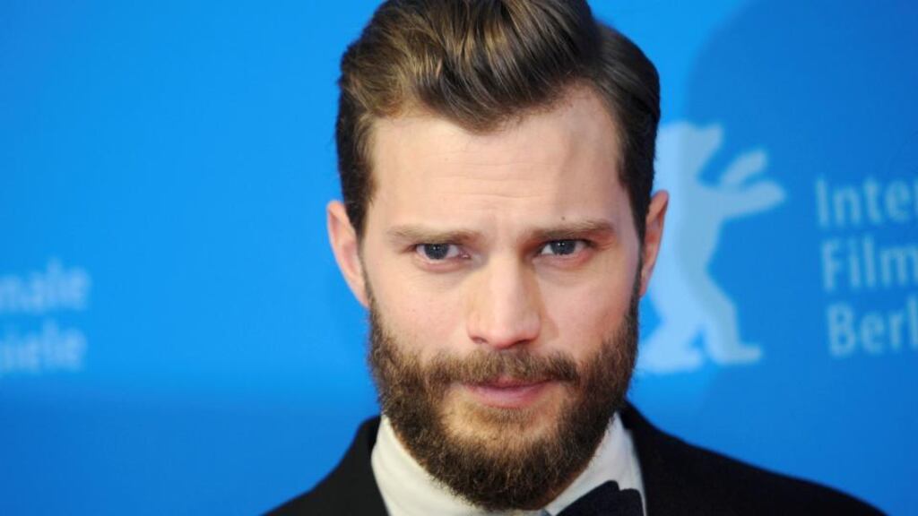 Actor Jamie Dornan, who played Christian Gray in the film adaptation of Fifty Shades of Grey. A copy of the new Fifty Shades novel has been stolen ahead of its release date. File photograph: Stefanie Loos/Reuters