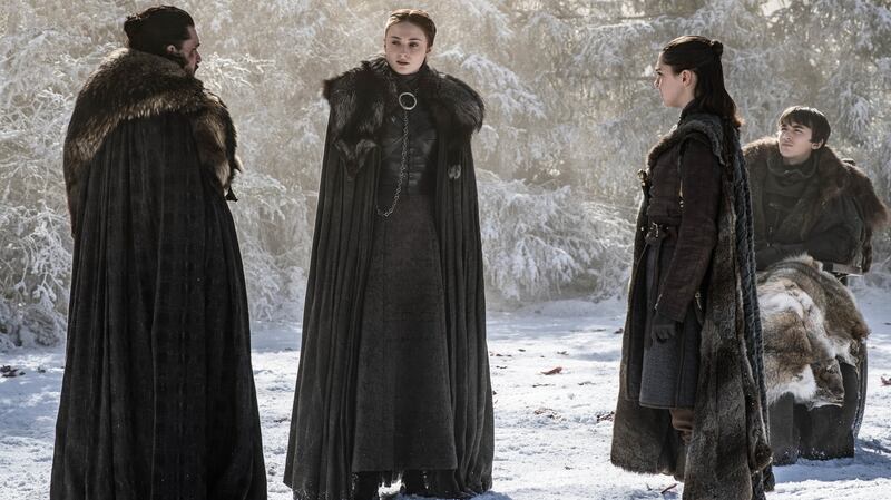 The Stark siblings demand a family meeting. Yeah, ABOUT that, says Jon