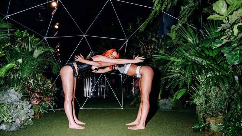 The Savage X Fenty show at the Brooklyn Navy Yard. Photograph: Nina Westervelt/The New York Times