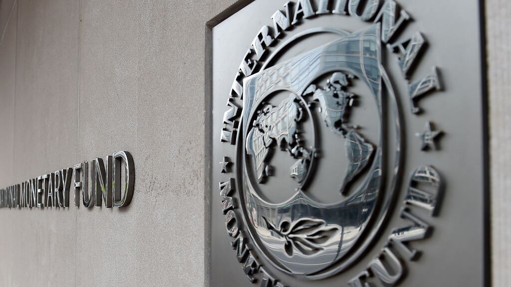 The International Monetary Fund in Washington, DC. Photograph: Olivier Douliery/AFP via Getty Images