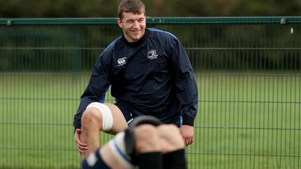 Leinster’s Ross Molony during training. Photograph: Donall Farmer/Inpho