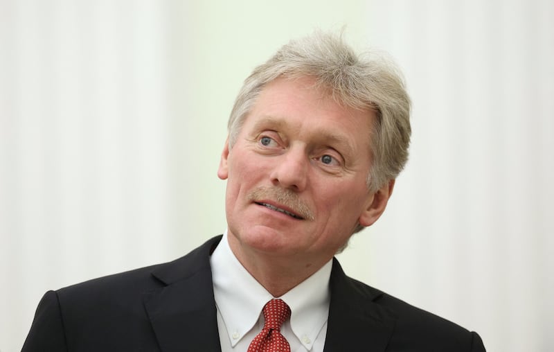 Kremlin spokesman Dmitry Peskov. Photograph: Sergei Bobylyov/AFP via Getty Images