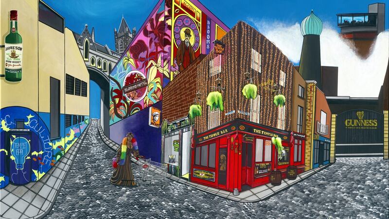 Mel White: Dub & Proud, prints start at €50, and the original is €2,500