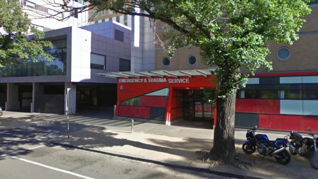 The man is in a serious condition at the Royal Melbourne Hospital. Photograph: Google Streetview