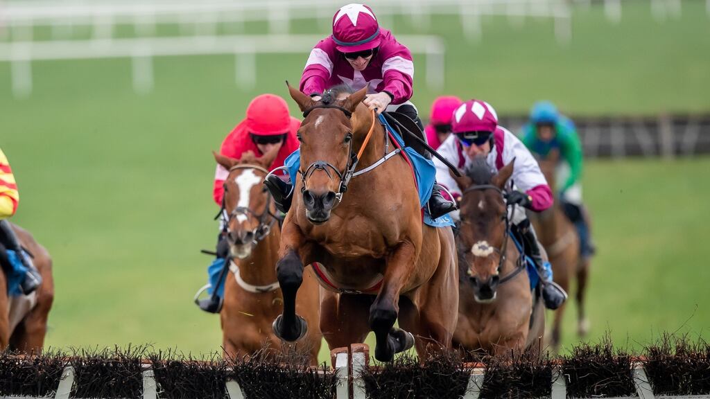Battleoverdoyen won over fences at Punchestown on Sunday. Photograph: Morgan Treacy/Inpho