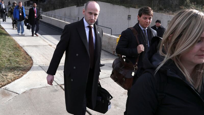 White House policy adviser Stephen Miller: ‘At stake is the question of whether or not the United States remains a sovereign country.’ Photograph: Jonathan Ernst/Reuters