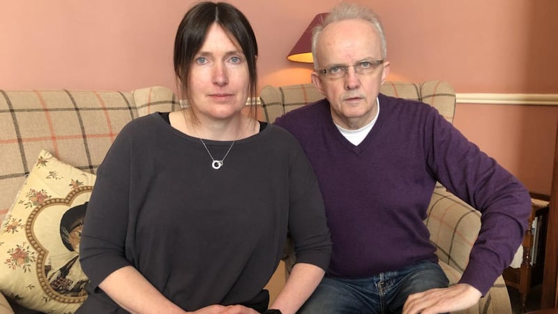 Ann Keane and Patrick Halpin at their home, Aberdeen Lodge, in Sandymount, Dublin. Photograph: Bryan O’Brien