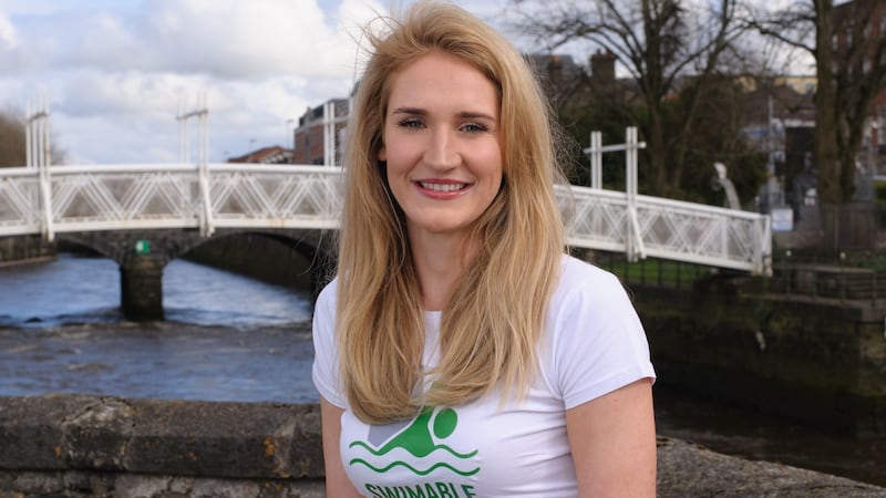 Elisa O’Donovan founded the Swimmable Limerick scheme in August 2017. Photograph: Eoin Rafferty