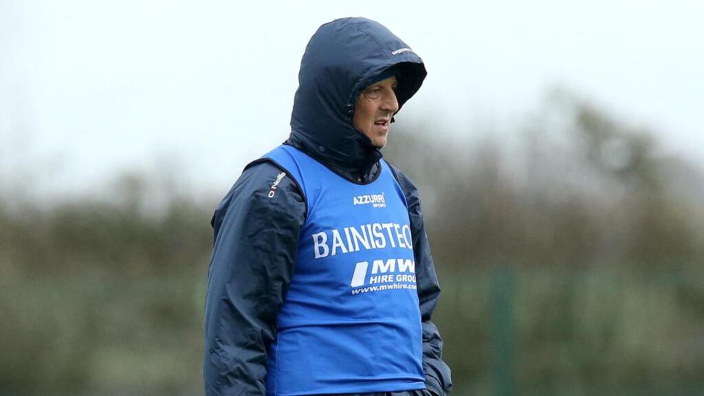Laois manager Tomas O’Flatharta oversaw his team’s second league win in three games against Galway following some early criticism this year. Photograph: Ryan Byrne/Inpho