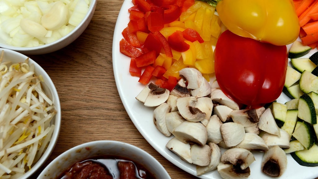 Most of a person’s daily intake should be coming from plants, especially whole grains, fruits and vegetables, legumes and nuts, the report says. Photograph: David Sleator/The Irish Times.