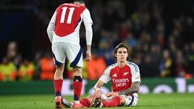 ‘Not great news’: Arteta concerned after Calafiori joins Arsenal injury list
