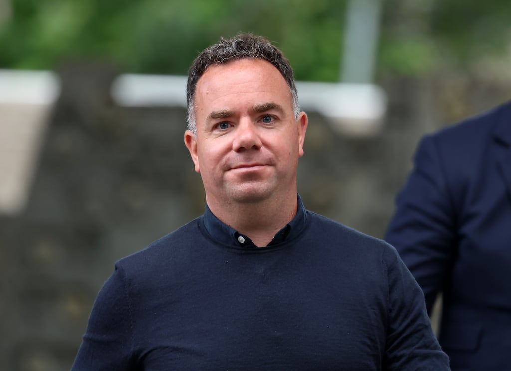 Ex Twitter executive, Gary Rooney who won a record €550,131 award for unfair dismissal pictured leaving the Labour Court this afternoon. Photograph: Colin Keegan, Collins Dublin.