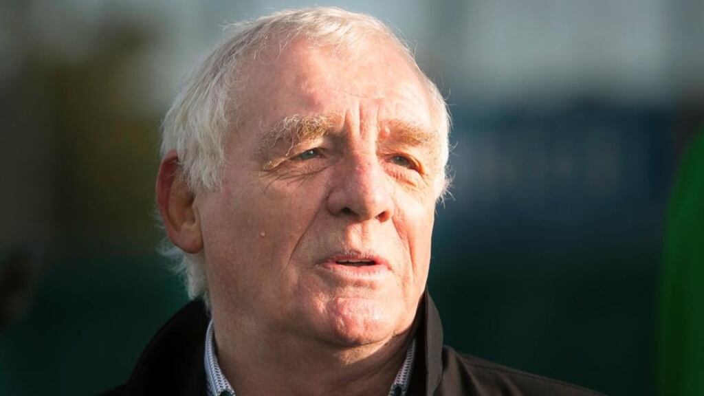 Eamon Dunphy: “Qatar, which is a pretty appalling place, has the 2022 World Cup.” Photograph: Gareth Chaney/Collins