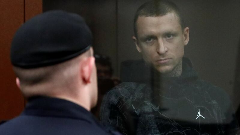 Pavel Mamayev at the hearing. Photo: Sergei Karpukhin/Reuters