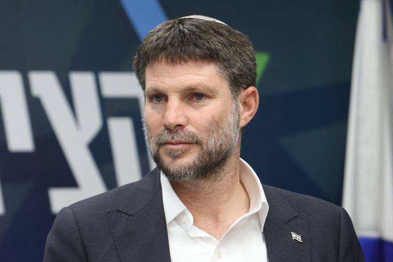Israel's finance minister Bezalel Smotrich was recorded telling settlers he was quietly making changes that would allow Israel to entrench its control without being accused of annexation. Photograph: Gil Cohen-Magen/AFP via Getty Images