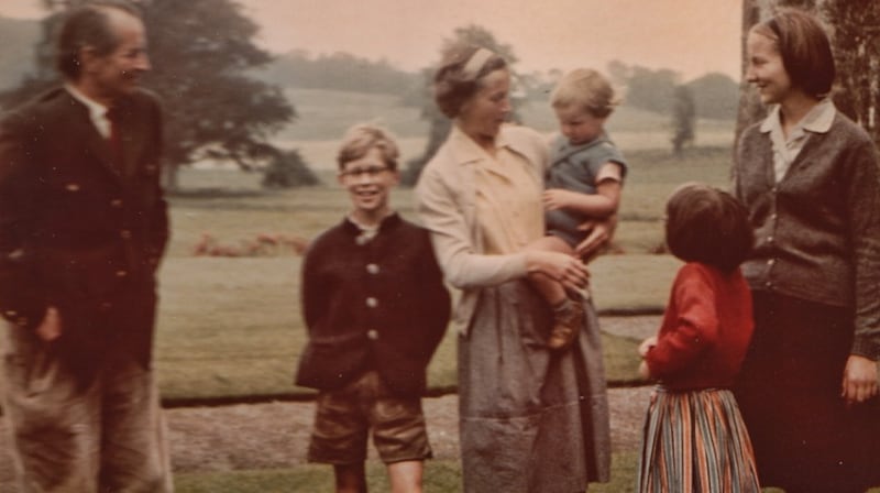 Ferdinand von Prondzynski pictured with his parents and his three sisters in Westmeath in 1964. Photograph: Von Prondzynski family