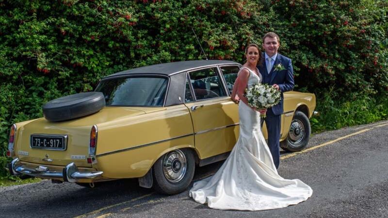 Barry and Laura-Kate after their wedding