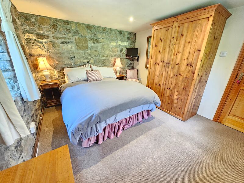 Bedroom in guest cottage