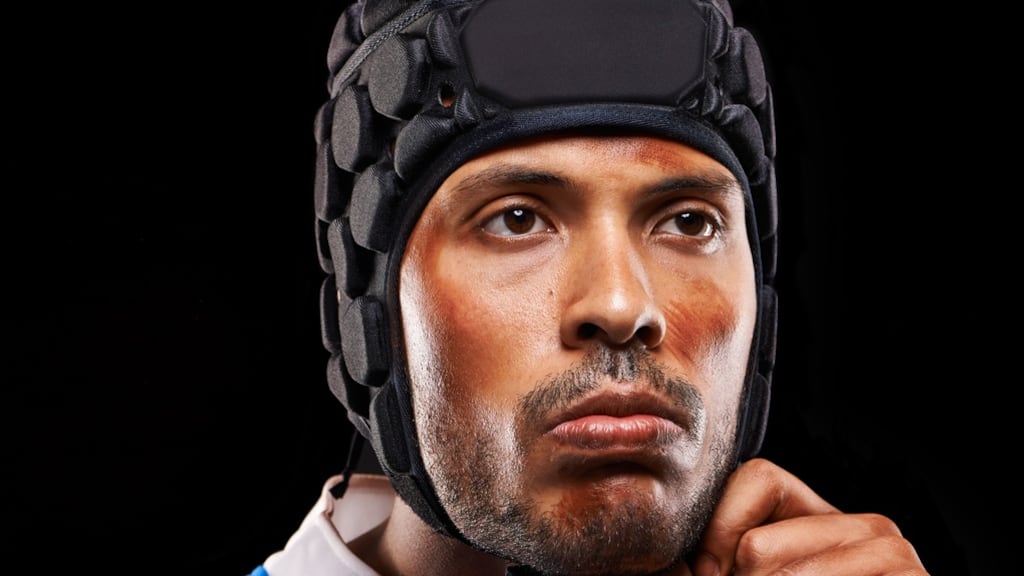 Study makes a “compelling case” for players to be made wear protective headgear at amateur and professional grades. File photograph: Getty Images