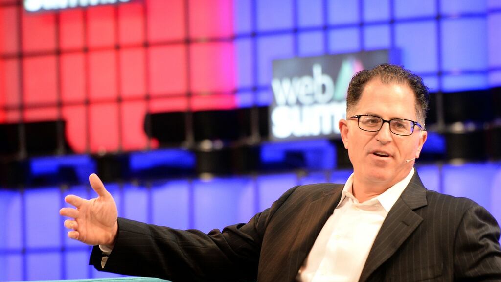Michael Dell: ‘My little start-up has had revenues of more than $900 billion’. Photo: Eric Luke/The Irish Times